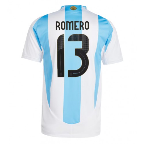 Fotbalové Dres Argentina Cristian Romero #13 Domácí Copa America 2024 Krátký Rukáv